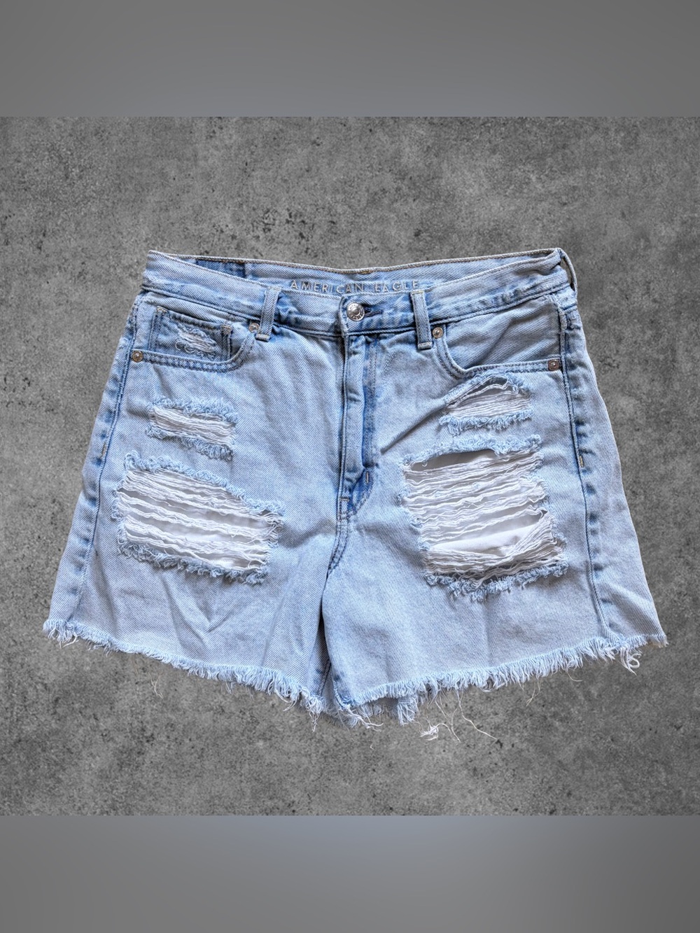 American Eagle Distressed Cut Off Jean Shorts